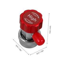 Zerodeko 1 Pair Automotive Air Conditioning Couplers Quick Couplers for Durable Adapter for Efficient Maintenance Repair Vehicles