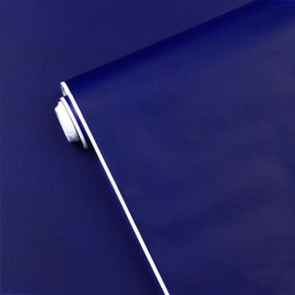 17.7" x118" Yasinet Dark Blue Peel and Stick Wallpaper Blue Contact Paper Waterproof Self Adhesive Removable Blue Wall Paper Textured Wallpaper Decorative for Wall Covering Countertop Table Vinyl Film