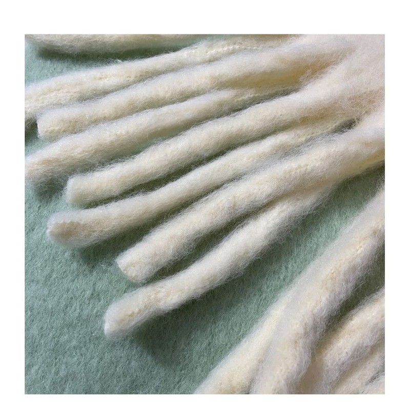 OUNIYA Large Chunky Scarf Oversized Fluffy Scarves Cashmere Feel Blanket