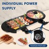 Zorpupoa Electric Hot Pot with Grill, 2200W Shabu Shabu Korean