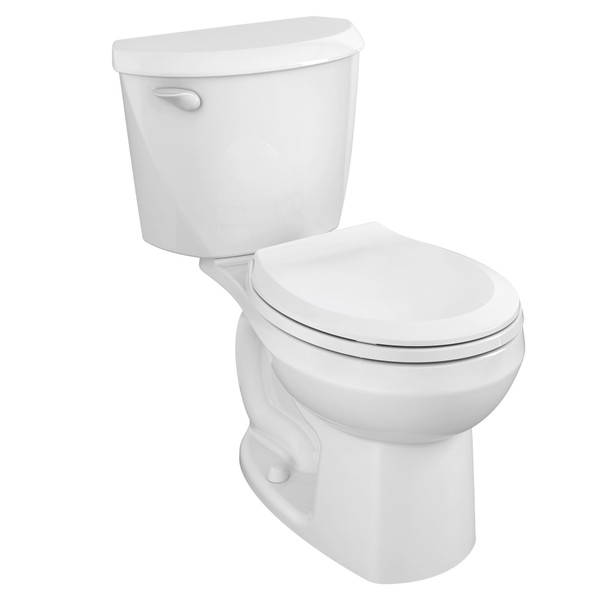 American Standard 250DA104.020 Colony 3 Round Front Two-Piece Toilet, 1.28 GPF, White
