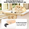 AMOSIJOY Cat Sill Window Perch Sturdy Cat Hammock Window Seat