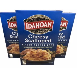 Idohan Idahoan Cheesy Scalloped Sliced Potato Bake 4 oz (2 pack)
