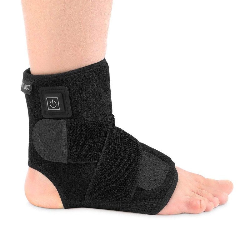 Heating Ankle Brace, Heated Ankle Wrap Foot Heat with 3