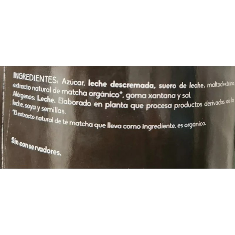 Te Matcha Green Tea 1 Lata De 2kg Marca Mathura
