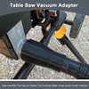 Thaekuns Table Saw Vacuum Adapter for DeWalt contractor saw and