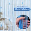AIZESI 1PCS Beaded String Curtains for Doorways 90x200cm Crystal Door