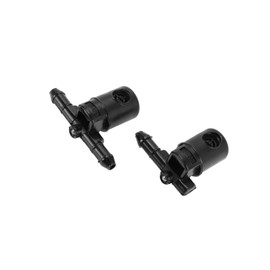 PARSKILO Windshield Washer Nozzle for Vauxhall for Astra 1998-2012 Durable No.12782508 | Front Windshield Spray Nozzles Wiper Spray Washer Jet Black ABS 2 Pcs Benefit