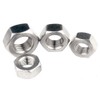 QIRUIRED 20Pcs M5 Hexagon Head Lock Nuts 304 Stainless Steel