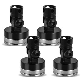 MUFUSHAN RC Car Column Post Magnetic Body Mount RC Toy RC Car Shell RC Servo Mount Column Post Fit Strong Magnet for AXIAL SCX10 1/10 RC Car Model 4pcs (Black)