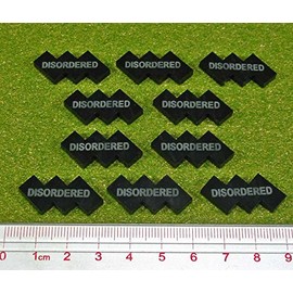 LITKO Disordered Tokens, Black (10)