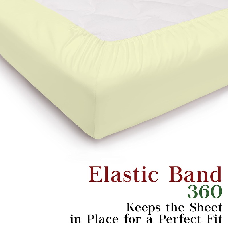 Rohi Double Fitted sheet 10” (25 cm) – Easy Care