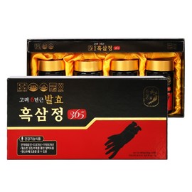 Hansamsoo Korean 6-Year Fermented Black Ginseng Extract 365 240g x 4 bottles / 한삼수 고려6년근 발효흑삼정365 240g*4병