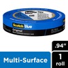 ScotchBlue Original Multi-Surface Painters Tape, 1 Inch Wide (0.94 in.