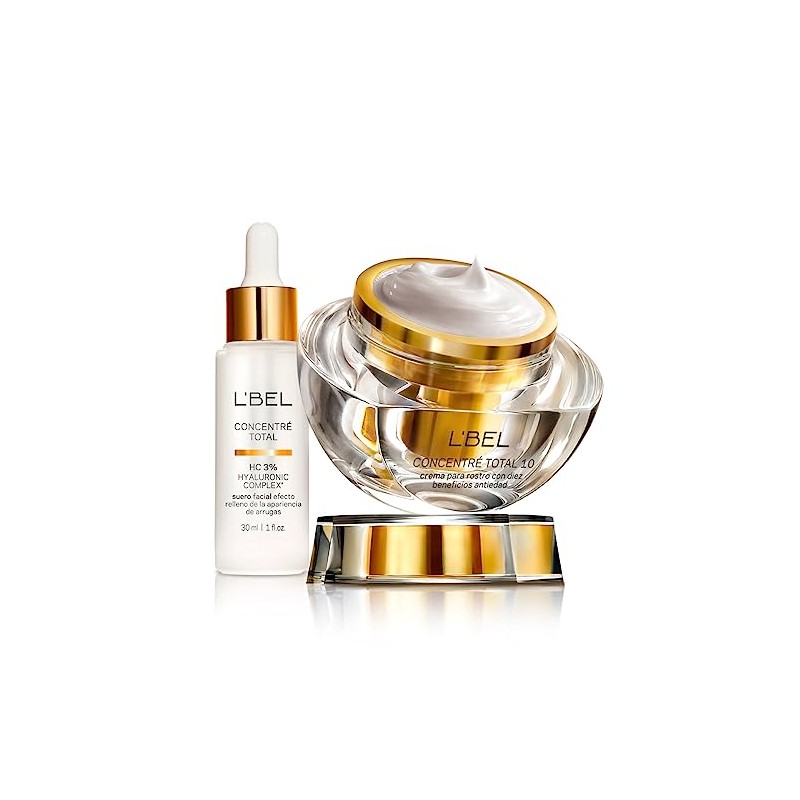 L'BEL - Kit Concentré Total Crema Antiarrugas 50g y Sérum