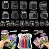 82PCS Transparent Dried Flower Bookmarks, Clear Pressed Flower Bookmark Making