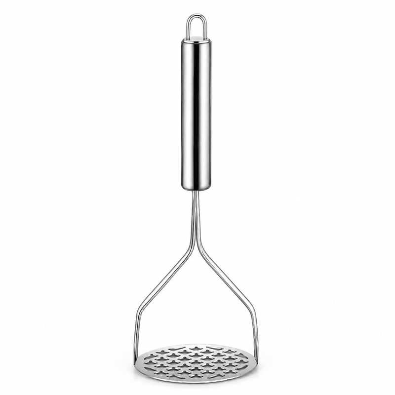 Stainless Steel Potato Masher for Smooth Purees – Ergonomic Hand