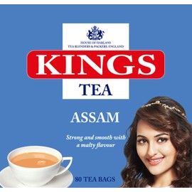 KINGS TEA Assam 240 Tea Bags (Multi Pack of 3*80 Bags)
