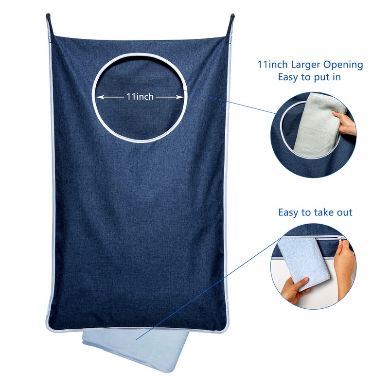 KEEPJOY Large Size 2Pack Hanging Laundry Hamper Bag, Door Hamper