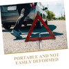 KICHOUSE 3pcs Car Safety Triangle Reflective Warning Triangle for Roadside