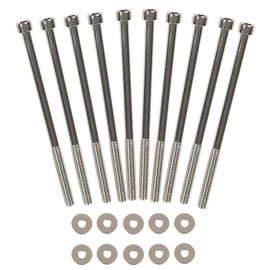 G-PLUS Intake Manifold Bolts Stainless Steel Kit Compatible with GEN III IV LSX (LS1 LS2 LS3 LS6 LS7) Chevy V8 Engines Intake Manifold Bolts 10pcs Engine LS Series