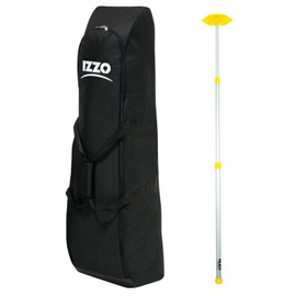 Izzo Padded Golf Travel Bag, Travel Cover + Protection Stick