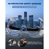MELASA Safety Goggles ANSI Z87.1, Anti-Fog Protective Lab Goggles, Eye