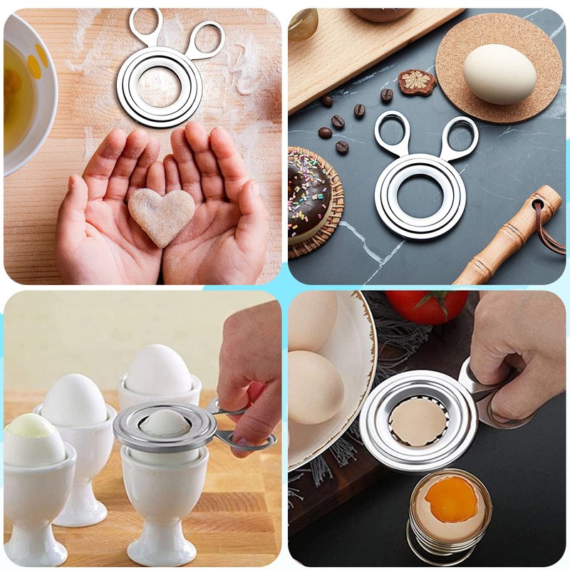 Egg Topper Cutter,Edelstahl Ei Scissor,Eierköpfer,Eieröffner,Eierköpfer Eier Cutter,Eierschalenschere,Gourmet Eierköpfer,Eierschneider,Edelstahl Eierköpfer,Ei Scissor,für