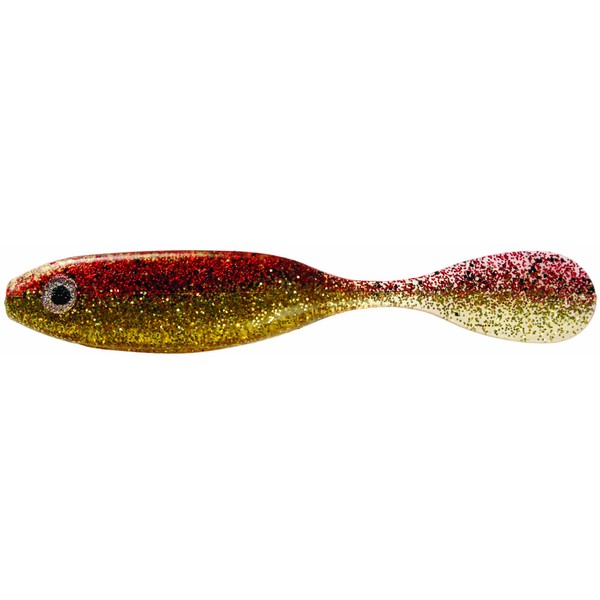 DOA Cal Air Head 408 Lure in Red and Gold Glitter