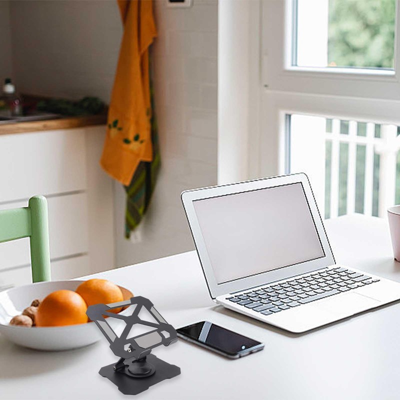HUANR Tablet Holders, 360° Rotation Tablet Holder, Aluminium Alloy, Height