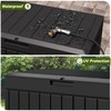 Devoko 80 Gallon Deck Box, Waterproof Resin Outdoor Storage Box