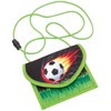 Wedo 2413001 Football Neck Pouch, Made of Polyester, Safety Cord,
