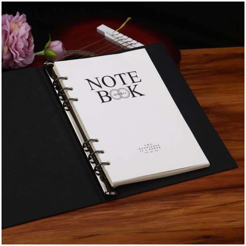 OEAYA 1Pcs Metal A6 Notebook 20mm 6-Hole Ring Binder Mechanisms