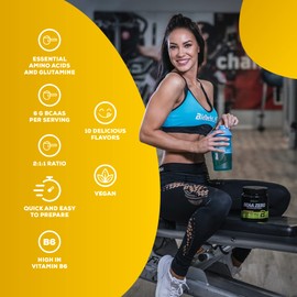 BioTechUSA BioTechUSA BCAA Zero | Essential Amino Acid Powder | 6g BCAA with Instant L-Leucine | Vegan | Sugar-Free, Lactose-Free, Gluten-Free, 700 g, PineappleCMango