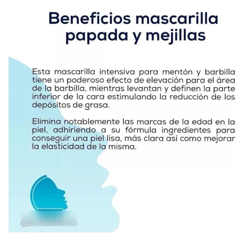 Mascarilla Mentonera De Papada Reafirmante Dr Mah 5x Piezas