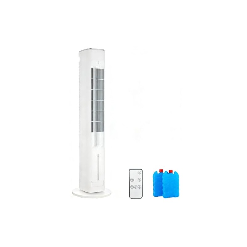 LIFERUN Tower Fan 97 cm with Water Cooling Remote Control