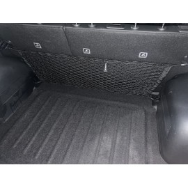 Back Seat Style Automotive Elastic Trunk Mesh Cargo Net for Kia NIRO 2023-2024 - Premium Trunk Organizer and Storage - Luggage Net for Crossover - Best Car Organizer for Kia NIRO EV