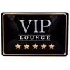 VIP Lounge Embossed Tin Sign 30 x 20 cm Metal
