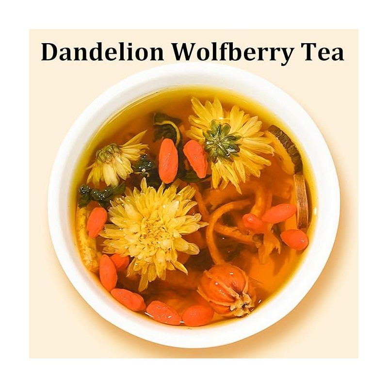 Dandelion Wolfberry Tea - Supports Kidneys & Liver Health with