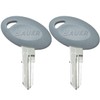 1 Pair (2 Keys) Bauer 700 Series Precut Keys 701-760