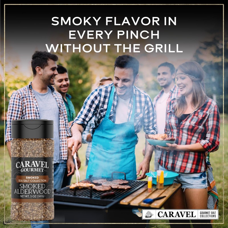 Smoked Alderwood Sea Salt for Cooking or Finishing – Alderwood