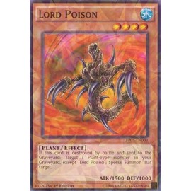 YU-GI-OH! - Lord Poison (BP03-EN009) - Battle Pack 3: Monster League - 1st Edition - Shatterfoil