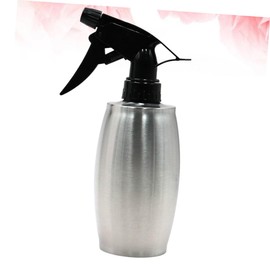 Sosoport 1pc Oval Stainless Steel Fine Mist Sprayer One-Hand Pressure Sprayer for Plants Household Cleaning Hairdressing Reusable Design Non- Base for Easy Handling