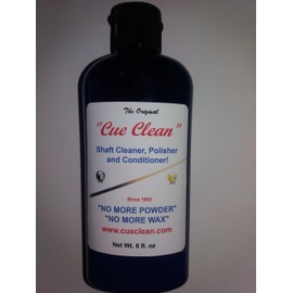 Cue Clean Medium Size 6.0 oz (177.4 ml) Billiard Cue Shaft Cleaner!