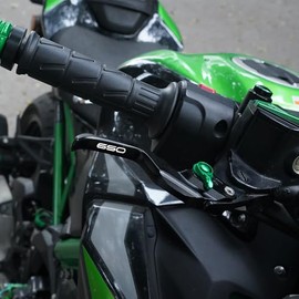 Fit For Ninja650 KRT 650R Z650 RS EX650 KLE650 Motorcycle CNC Clutch Brake Lever Z 650 Z650RS Handle Brake Lever Brake Clutch Lever Ninja 650 (Green)