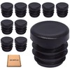 SKIR'CO (10 pcs) Round Tube Inserts 18 mm, Fence Post