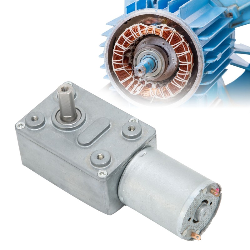 DC Motor 4632‑370 Worm Electric Reduction Engine for Window Openers