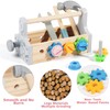 TONZE Wooden Construction Montessori Toys for 2 3 4 Year