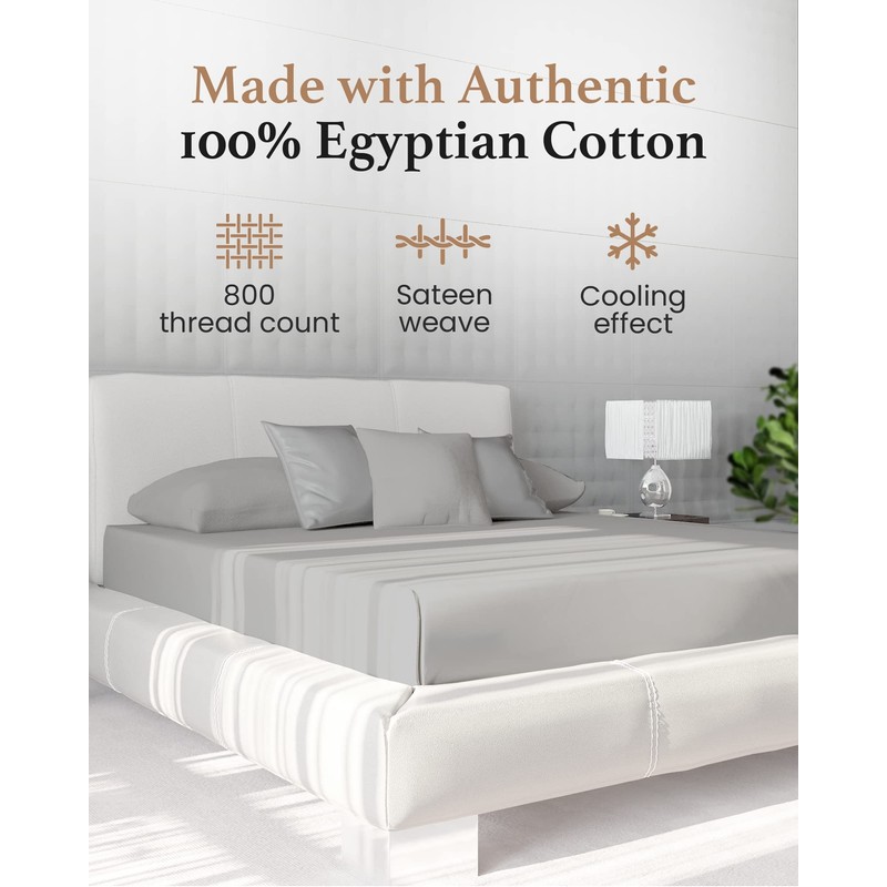 Good Sleep Bedding Luxury 800 TC Sateen Weave, 100% Egyptian