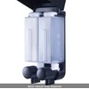 Black Shampoo Soap Dispenser Wall Mounted Shower Dispenser (double)